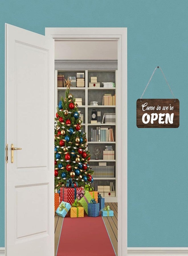 KREEPO لوحة KREEPO الفنية المصنوعة يدويًا للأعمال التجارية، لوحة معلقة مفتوحة ومغلقة، مظهر جديد للحانات والمطاعم والمقاهي والحانات والأغراض التجارية (10 بوصة × 5 بوصة) - Image 2